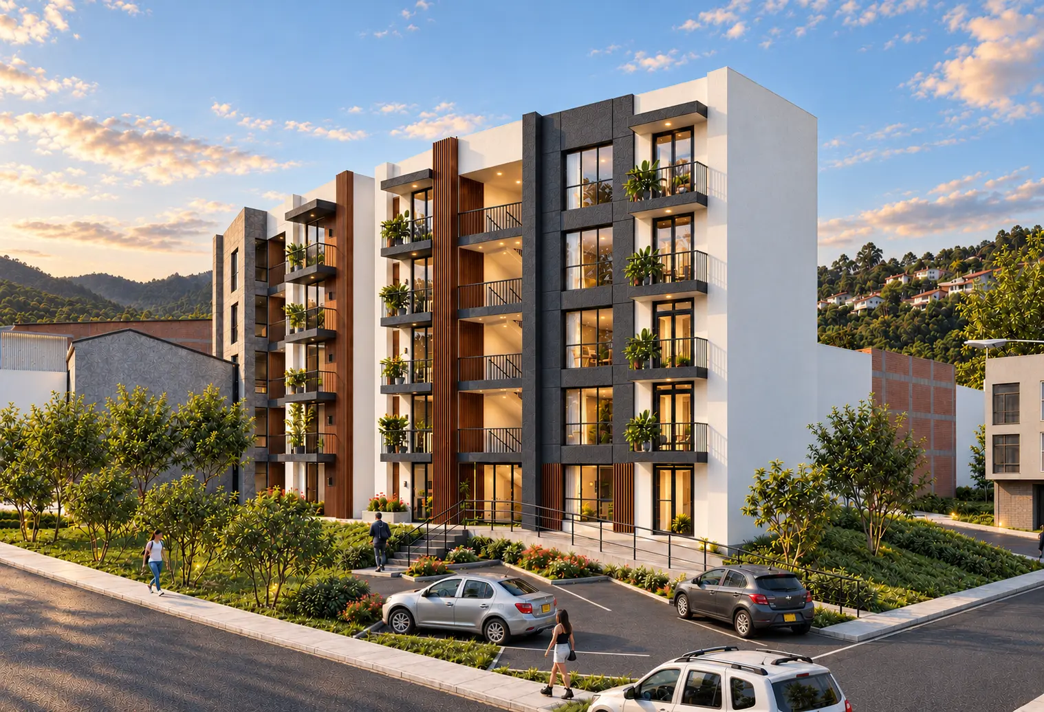 San Diego, propuesta arquitectónica de dos torres residenciales