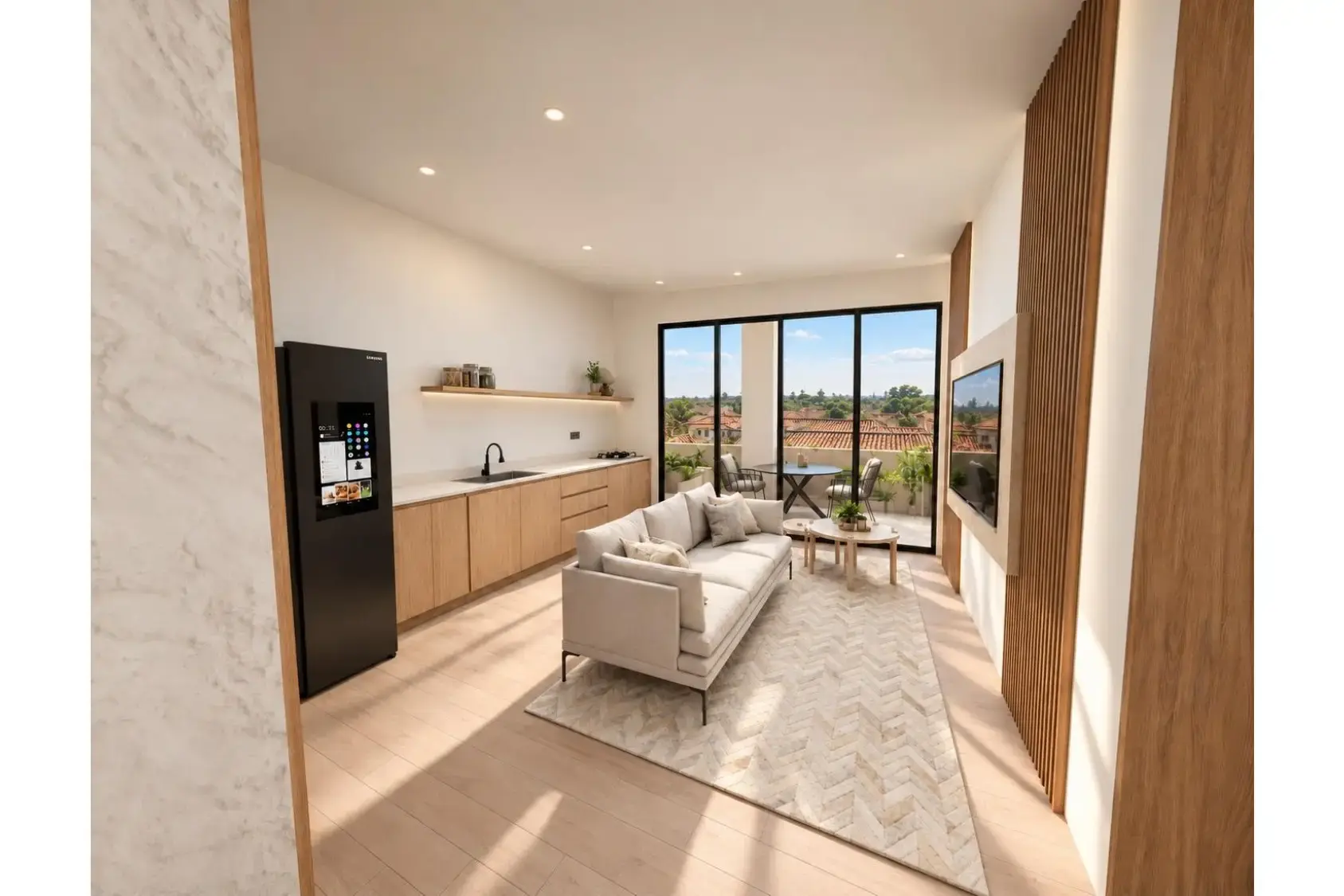 Diseño social de apartamento 201 de Casa Vijes