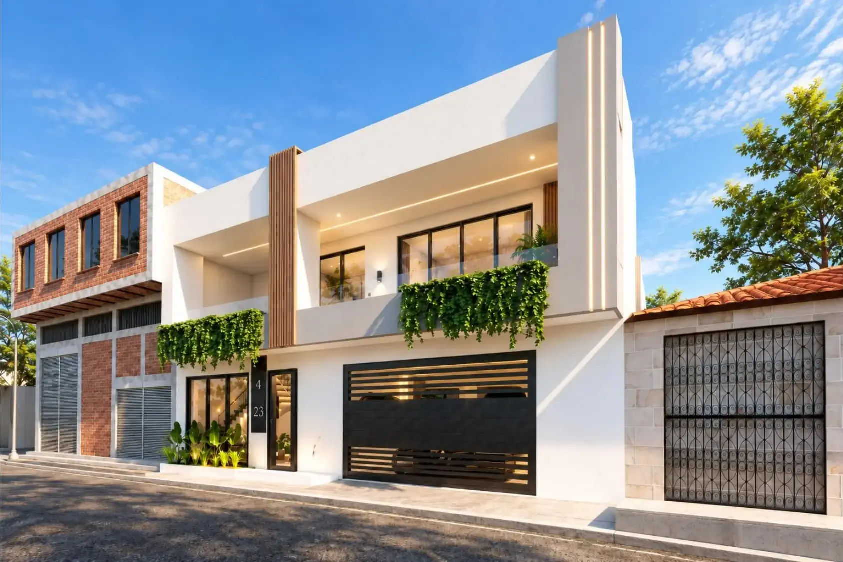 Casa Vijes, edificio residencial familiar de dos niveles